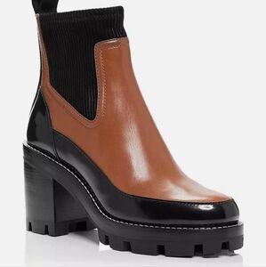 Tory Burch Lug Ankle Boots